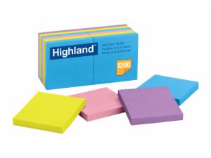Highland Notes 6549-B, 3 in x 3 in (7.62 cm x 7.62 cm), 100% PEFC, SGSCH-PEFC-COC-110078image