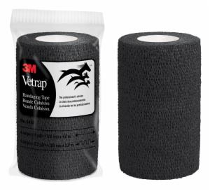 3M™ Vetrap Bandaging Tape 1410BK-18, Black, 4 inch (10 cm), 100 Rolls/Case image 3M™ Vetrap Bandaging Tape 1410BK-18, Black, 4 inch (10 cm), 100 Rolls/Caseimage