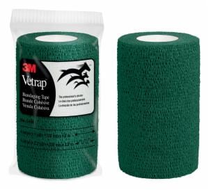 3M™ Vetrap Bandaging Tape 1410HG-18, Hunter Green, 4 inch (10 cm), 18 Rolls/Case image 3M™ Vetrap Bandaging Tape 1410HG-18, Hunter Green, 4 inch (10 cm), 18 Rolls/Caseimage