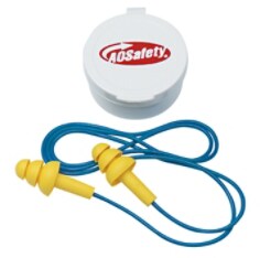 Tri-Flange Reusable Corded Earplugs 90586-00000