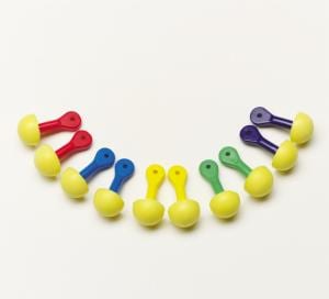 3M™ E-A-R EXPRESS Pod Plugs Earplugs 321-2200, Uncorded, Assorted Color Grips, Pillow Pack, 400 Pair/Case image 3M™ E-A-R EXPRESS Pod Plugs Earplugs 321-2200, Uncorded, Assorted Color Grips, Pillow Pack, 400 Pair/Caseimage