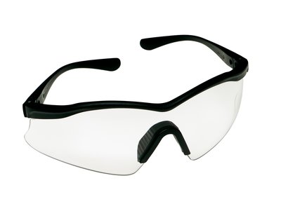 3M™ X.Sport™ 보안경, 15176-00000-20 김서림 방지 투명 렌즈, 검정 프레임