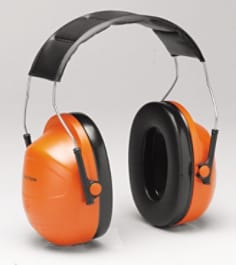 3M™ PELTOR™ X Series Earmuffs, X4A, over-the-head, 10 pairs per