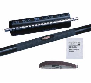 3M™ Wraparound Heat Shrink Cable Repair Sleeve HDCW-110/30-1000, Length 39.4 in (1000 mm), 5/caseimage