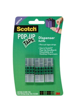 Scotch Pop-Up Gift Wrap Tape Dispenser 2024 w/ Tape Strips Bundle