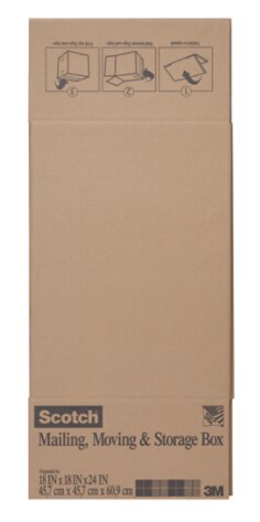 Scotch Moving, Mailing & Storage Box 18x18x24