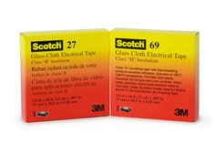 3M(TM) Scotch(R) Glass Cloth Electrical Tape 27 "B" and 69 "H"