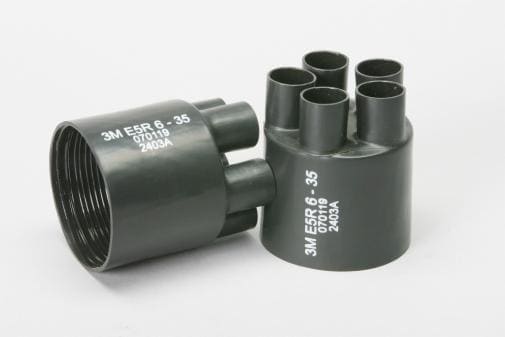 3M™ SKE-5R Heat Shrink Manifold 5 outlets, black, ø 5 x 6 mm² - 70 mm²