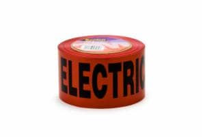 Scotch Buried Barricade Tape 302, CAUTION BURIED ELECTRIC LINE, 3 in x 1000 ft, Red, 8 rolls/Case image Scotch Buried Barricade Tape 302, CAUTION BURIED ELECTRIC LINE, 3 in x 1000 ft, Red, 8 rolls/Caseimage
