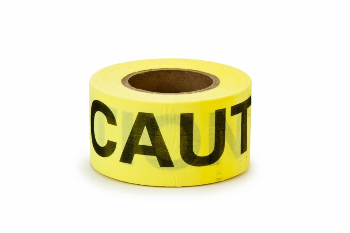 Scotch Repulpable Barricade Tape 516