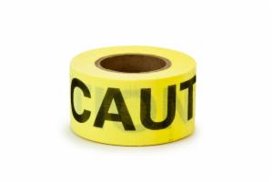 Scotch Repulpable Barricade Tape 516, CAUTION, 3 in x 150 ft, Yellow, 8 rolls/Case image Scotch Repulpable Barricade Tape 516, CAUTION, 3 in x 150 ft, Yellow, 8 rolls/Caseimage