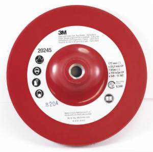 3M™ Hook and Loop Disc Pad Holder 9145CP, 4-1/2 in x 7/8 in Center Post 5/8 in-11 Internal, 10 ea/Caseimage