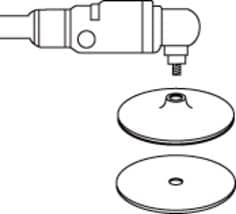 3M™ Center Pin Backup Pad and Scotch-Brite™ LGB Center Hole Disc