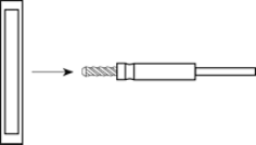 Standard Abrasives Mandrels for Abrasive Square Pad Illustration