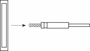 Standard Abrasives Mandrel, 707605, 3 in x 1/4 in x 1/4-20 TM-4, 5/Bag, 100 ea/Caseimage