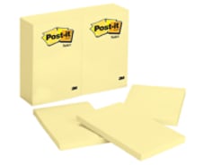 Post-it® Notes 659, Canary Yellow, 101 mm x 152 mm