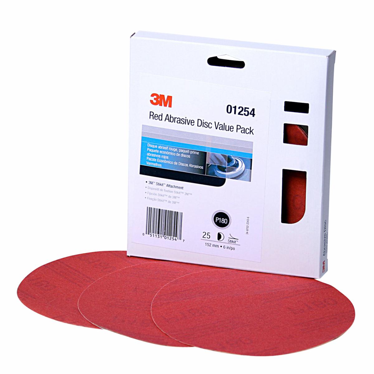 ™ Red Abrasive Stikit Disc Value Pack