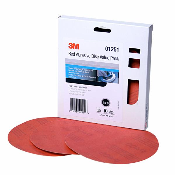 ™ Red Abrasive Stikit Disc Value Pack