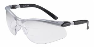 3M™ BX Dual Reader Protective Eyewear 11459-00000-20, Clear Anti-Fog Lens, Silver/Black Frame, +2.5 Top/Bottom Diopter, 20 ea/Caseimage