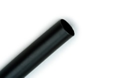 3M(TM) Thin Wall Tubing FP-301, heat shrink black