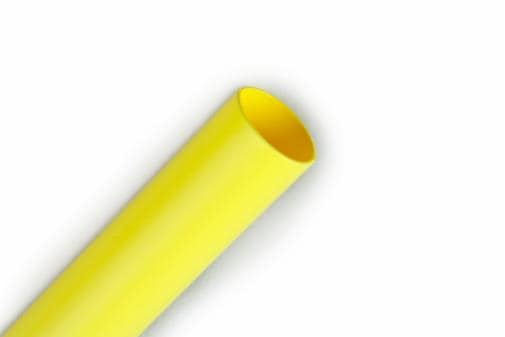 3M(TM) Thin Wall Tubing FP-301, heat shrink yellow
