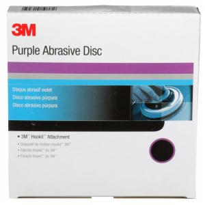 3M™ Purple Abrasive Disc, 30687, 6 in, 36E, 25 discs per carton, 4 cartons per caseimage