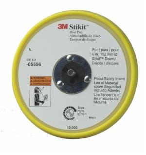 3M™ Stikit Low Profile Abrasive Disc Back-up Pad 05556, 6 in x 3/8 in x 5/16-24 External, 10/Case image 3M™ Stikit Low Profile Abrasive Disc Back-up Pad 05556, 6 in x 3/8 in x 5/16-24 External, 10/Caseimage