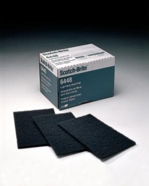 Scotch-Brite Light Duty Hand Pad 6448, 6 in x 9 in, 20/Carton, 3 Cartons/Case image Scotch-Brite Light Duty Hand Pad 6448, 6 in x 9 in, 20/Carton, 3 Cartons/Caseimage