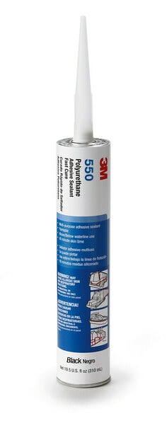 3M™ Polyuretanlim/Fogmassa 550, Svart, 310 ml, 12 st/fp