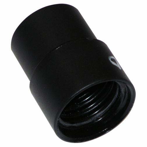 3M™ Hose End Adapter 20340, Internal Hose Thread, Black, 1 in x 11/4 in (25.4 mm x 31.75 mm