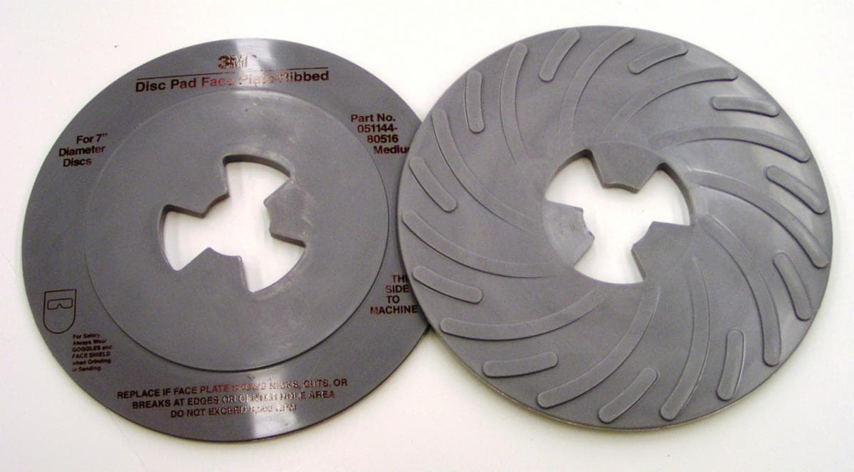 ™ Disc Pad Face Plate Ribbed 80516