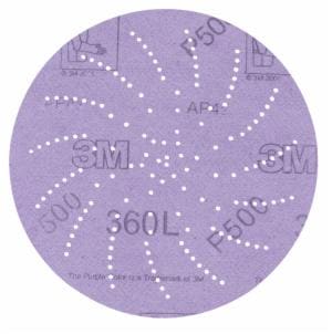 3M Xtract Film Disc 360L, P500 3MIL, 5 in, Die 500LG, 100/Carton, 500 ea/Caseimage