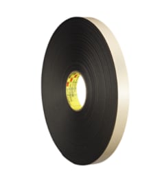 3M™ Dubbelzijdige schuimtape 4492B, Zwart, 1220 mm x 160 m