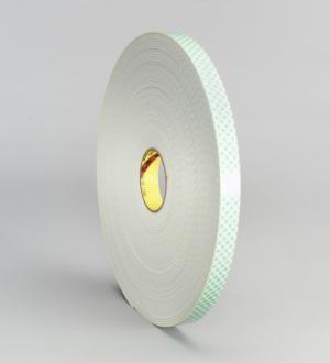 3M™ Double Coated Urethane Foam Tape 4008, Off White, 1 1/2 in x 36 yd, 125 mil, 6 Roll/Case image 3M™ Double Coated Urethane Foam Tape 4008, Off White, 1 1/2 in x 36 yd, 125 mil, 6 Roll/Caseimage