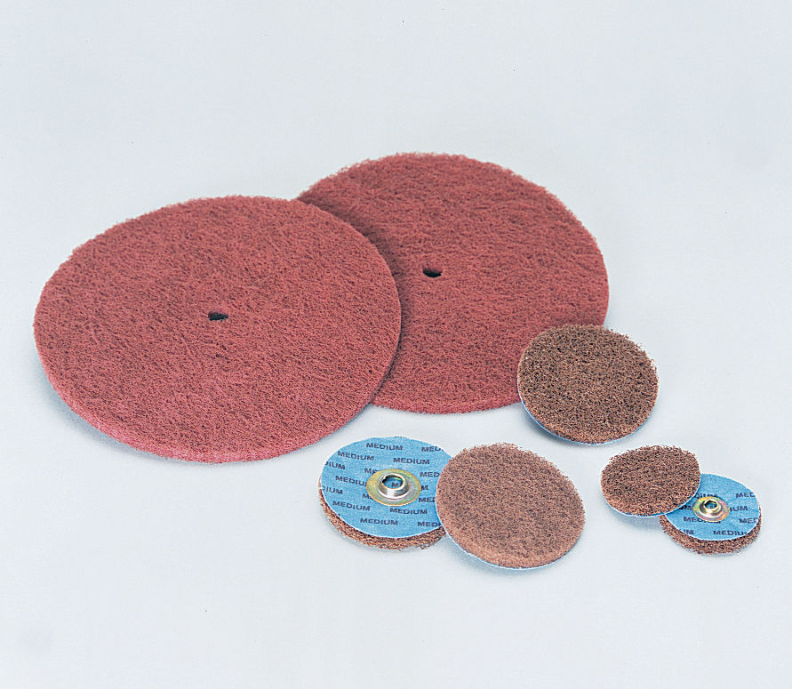 Standard Abrasives™ Quick Change Buff and Blend GP Disc, 840413, A/O Fine, TSM, 3 in, 25/Carton, 250 ea/Case