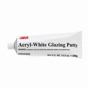 3M™ Acryl Putty, 05095, White, 14.5 oz, 12 tubes per caseimage