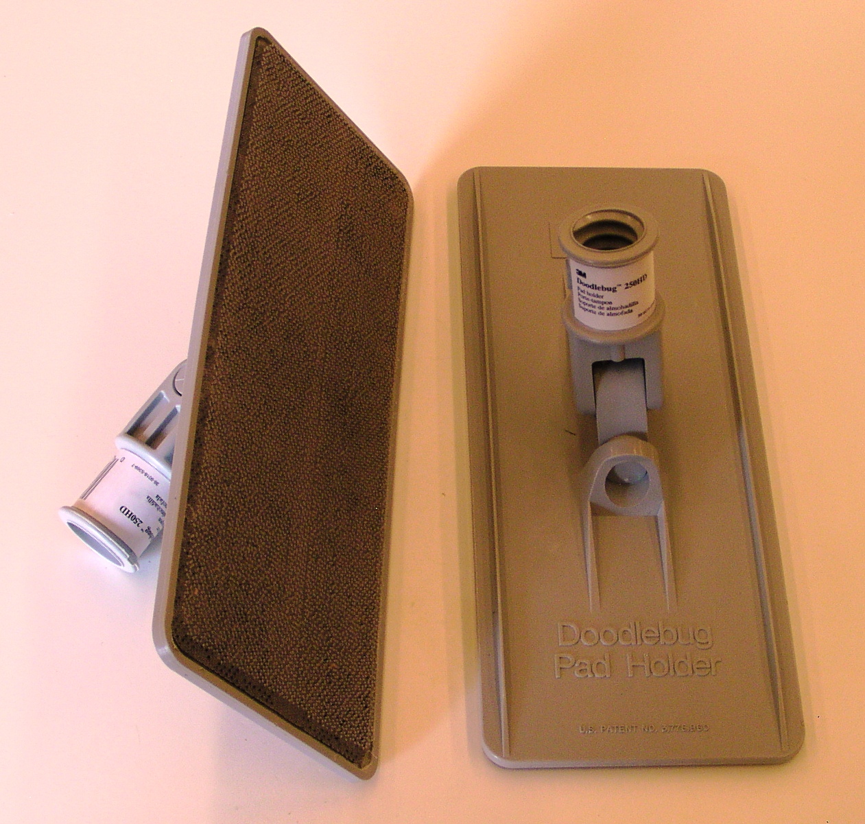 PacknTape 3M™ HOOK AND LOOP PAD HOLDER 250HD, 33/4 IN X 9 IN, 5