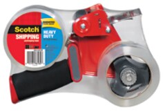 Scotch(R) Shipping Packaging Tape Heavy Duty with dispenser, Guaranteed to Stay Sealed 3850-542STMP