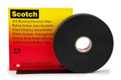 Scotch® tape 23 sort selv-vulkaniserende gummi tape m/liner 25 mm x 9.15 m 0.76 mm tyk