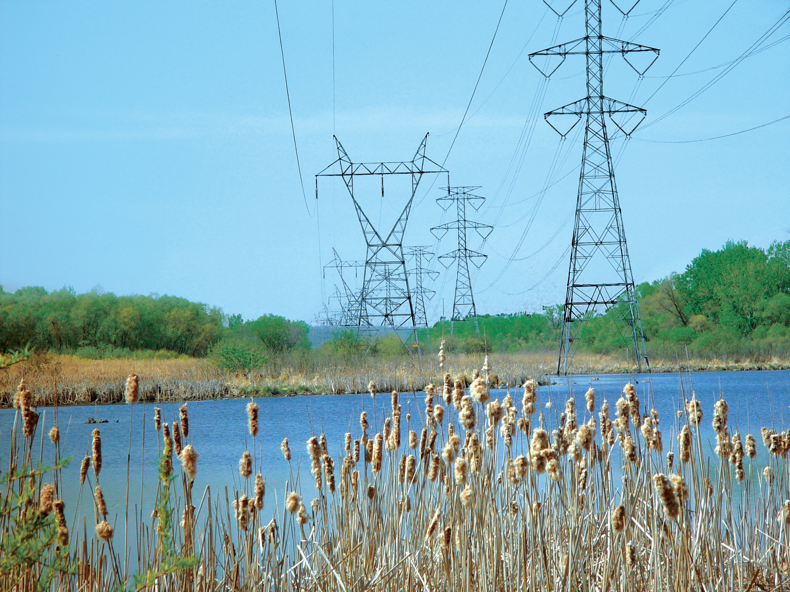 accr powerlines over water