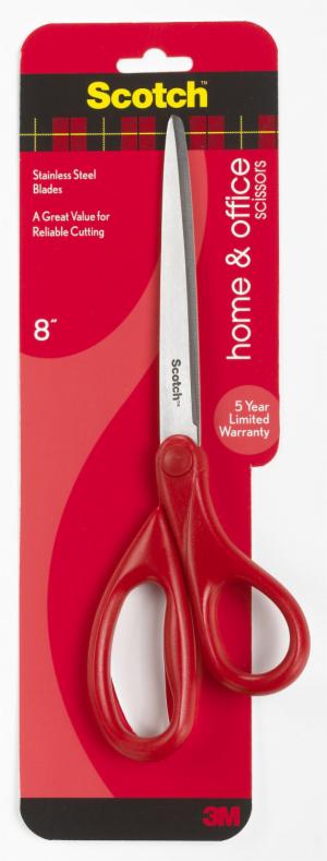 Scotch Home & Office 8 in Scissors 1408, 6/Inner, 6 Inners/cs, 36/1image