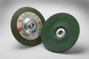 3M™ Green Corps Depressed Center Wheel, 36, 4-1/2 in x 1/4 in x 5/8 in-11 Internal, 10/Carton, 40 ea/Case image 3M™ Green Corps Depressed Center Wheel, 36, 4-1/2 in x 1/4 in x 5/8 in-11 Internal, 10/Carton, 40 ea/Caseimage