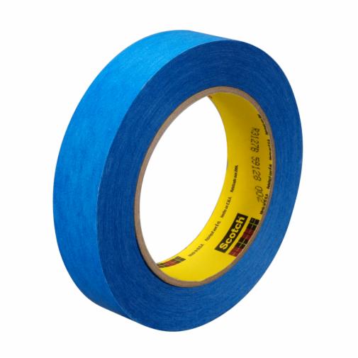 Repulpable Web Processing Single Coated Tape R3127 Blue, 1 inch