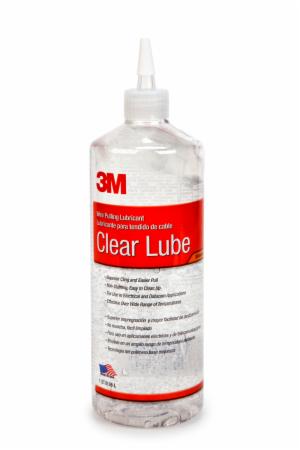 3M™ Clear Wire Pulling Lubricant WLC-QT, 1 Quart, squeeze bottle, clear easy-to-apply water-based gel, 12 Bottles/Caseimage