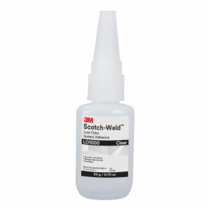 3M™ Scotch-Weld Low Odor Instant Adhesive LO1000, Clear, 20 Gram Bottle, 10/case image 3M™ Scotch-Weld Low Odor Instant Adhesive LO1000, Clear, 20 Gram Bottle, 10/caseimage
