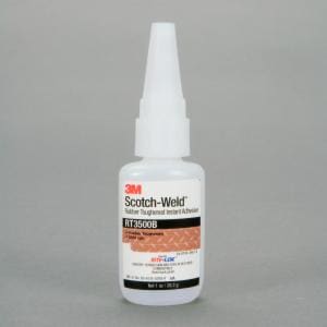 3M™ Scotch-Weld Rubber Toughened Instant Adhesive RT5000B, Black, 20 Gram, 10 Bottles/Case image 3M™ Scotch-Weld Rubber Toughened Instant Adhesive RT5000B, Black, 20 Gram, 10 Bottles/Caseimage