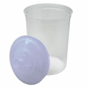 3M™ PPS Lid & Liner Kit 16325, Large (28 fl oz, 850 mL), 125 Micron Filter, dia, 25 Lids and Liners/Kit, 1 Kit/Caseimage