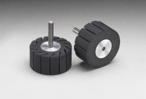 3M™ Rubber Slotted Expander Wheel 77720, 2 in x 1 in 1/4 Diameter Shank image 3M™ Rubber Slotted Expander Wheel 77720, 2 in x 1 in 1/4 Diameter Shankimage