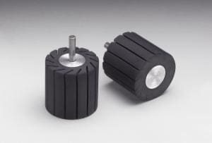 3M™ Rubber Slotted Expander Wheel 77721, 2 in x 2 in 1/4 Diameter Shank image 3M™ Rubber Slotted Expander Wheel 77721, 2 in x 2 in 1/4 Diameter Shankimage