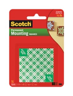 Scotch® 111-SML Indoor Mounting Squares